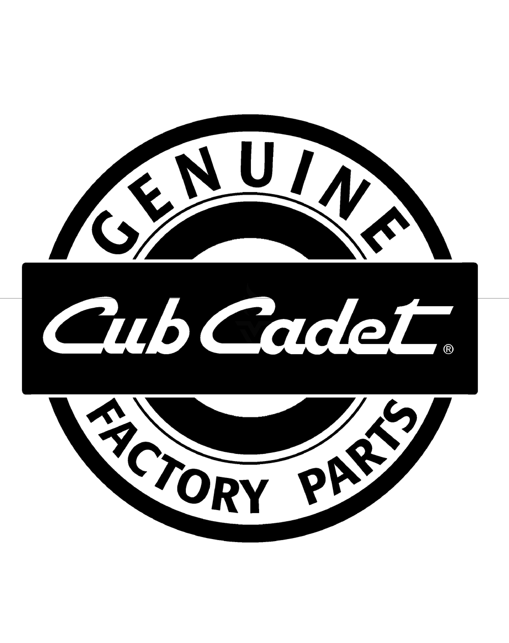 .Quick Reference S7237 Diagram and Parts List for S7237-KW 53CI8DU8050-37HP Cub Cadet Lawn Tractor